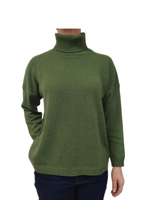 Women's Oversized High Neck Cashmere Sweater Regenerated