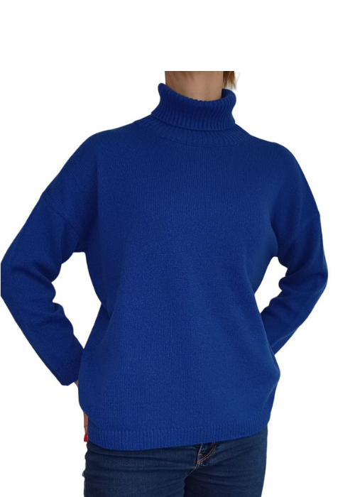 Women's Oversized High Neck Cashmere Sweater Regenerated