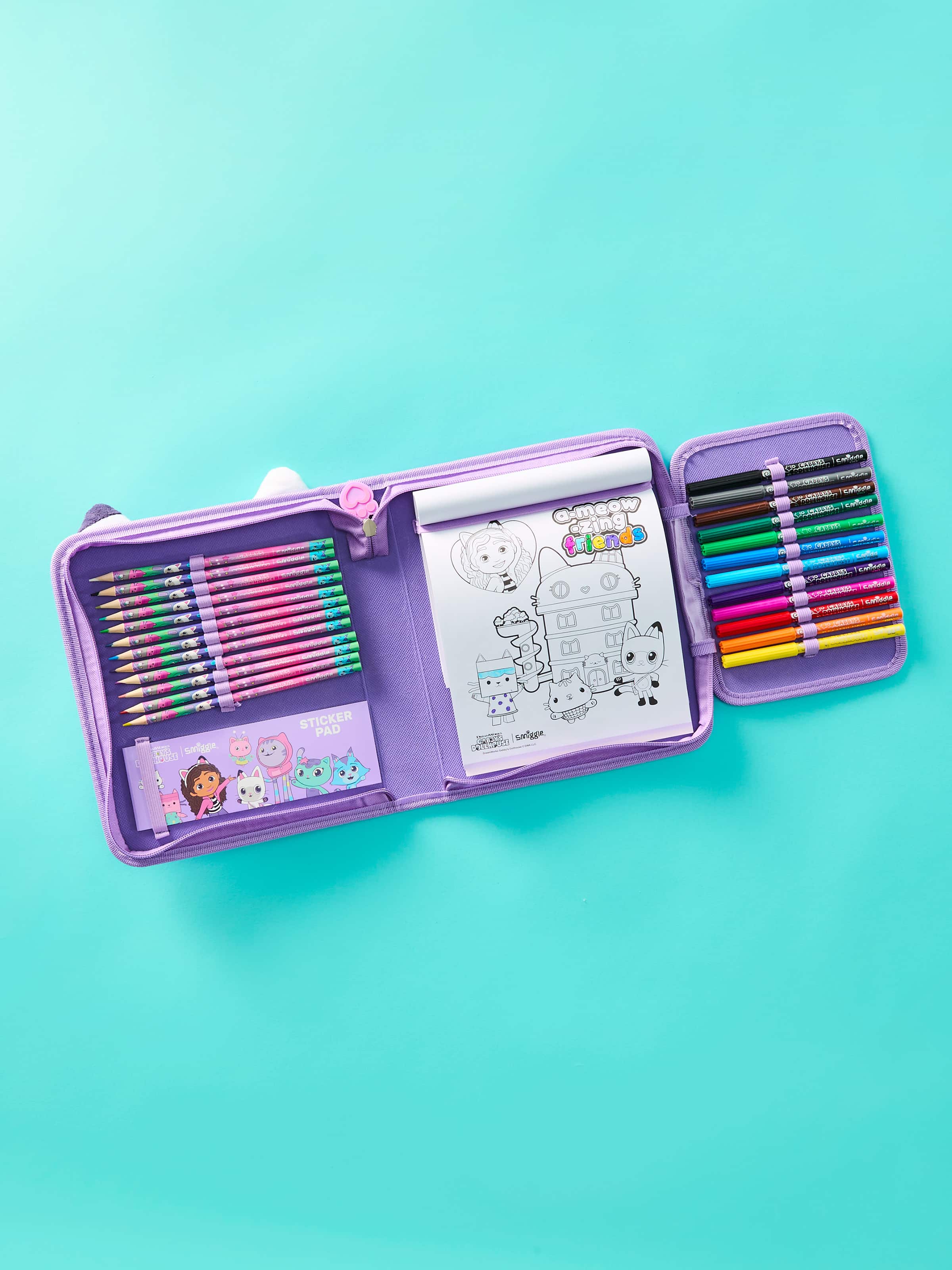 Astuccio scuola- Gabbys Dollhouse Kalem Kutusu ve Kırtasiye Seti