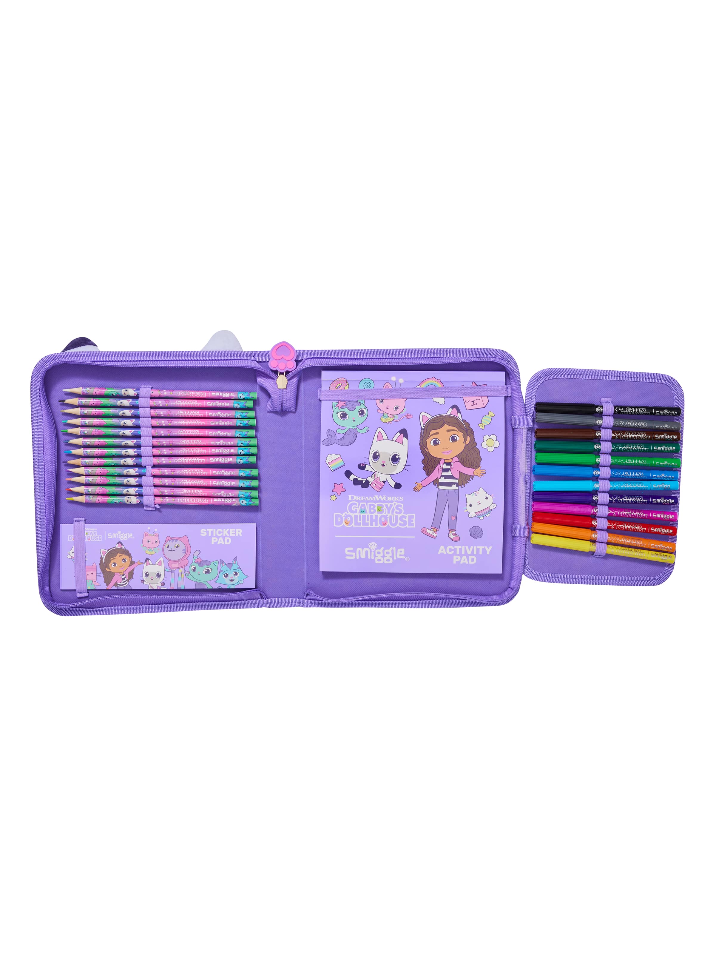 Astuccio scuola- Gabbys Dollhouse Kalem Kutusu ve Kırtasiye Seti